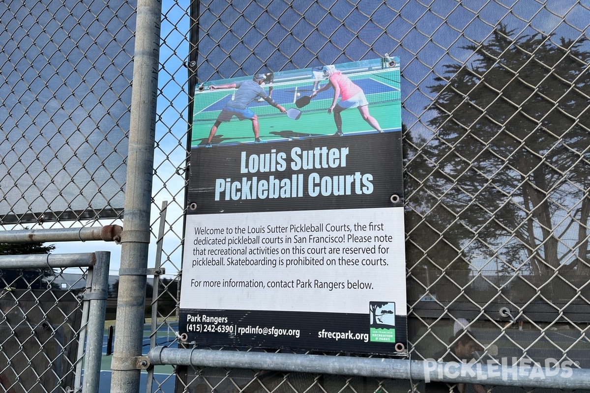 Play Pickleball at Louis Sutter Playground: Court Information Pickleheads